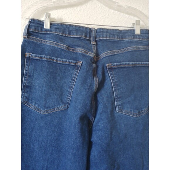 Old Navy Women’s Jeans 14 Tall High Rise Curvy O.G Straight Button Fly - Picture 9 of 16